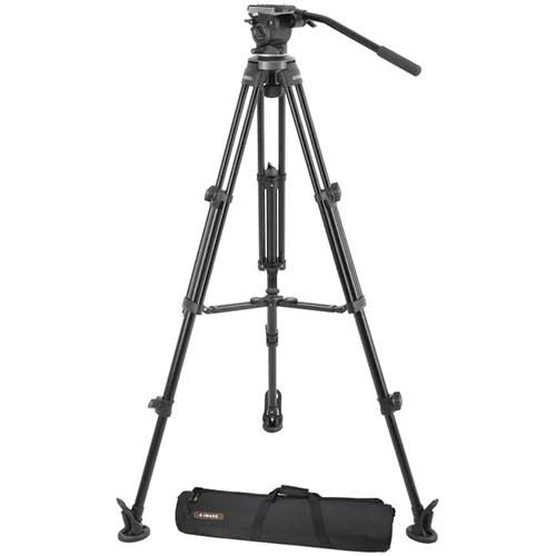 Professional Camera Video Tripod with Fluid Head X3066