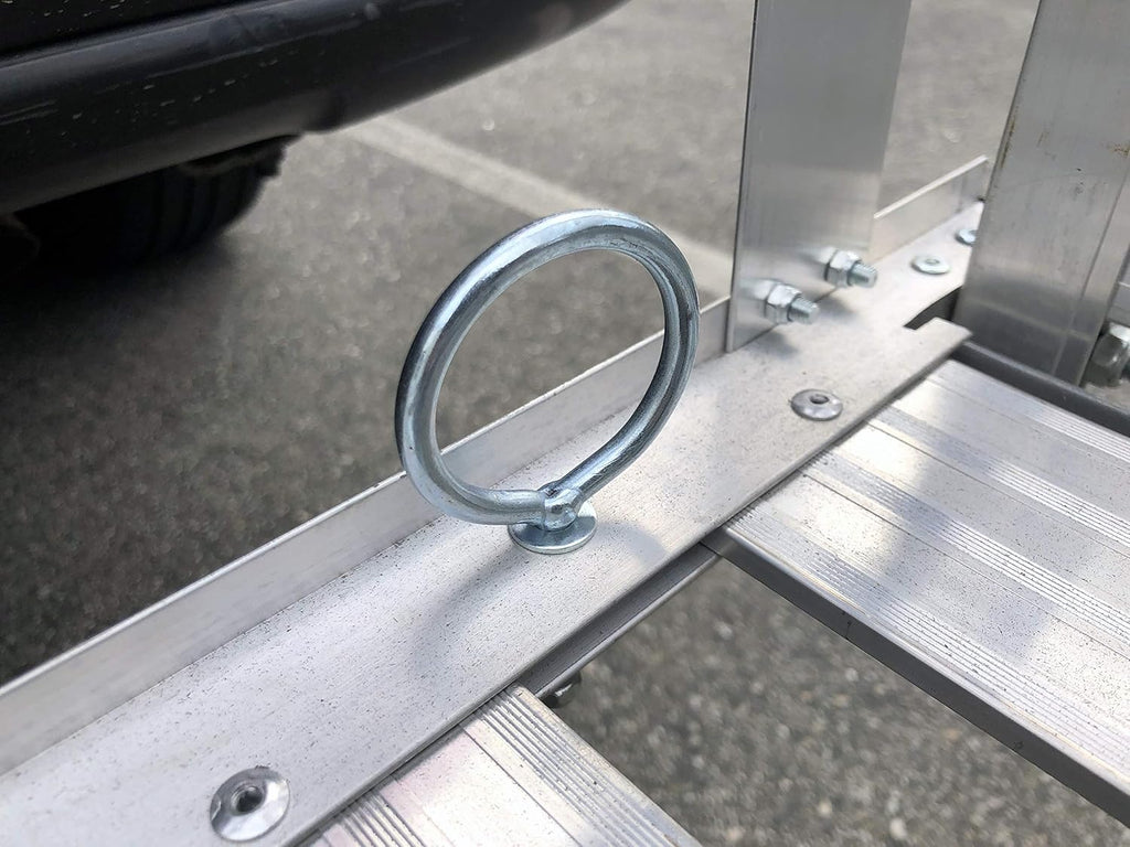 Aluminum Cargo Carrier with High Side Rails and Ramp, 500 lb. Capacity R7486
