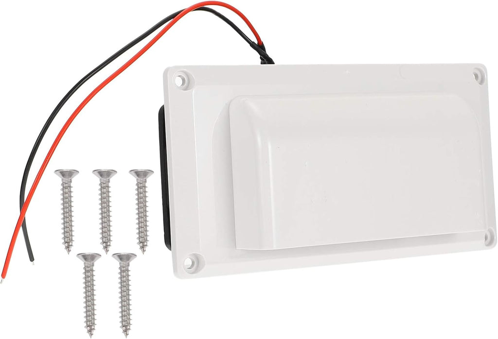 White 12V RV Exhaust Vent Pack of 2 N2763