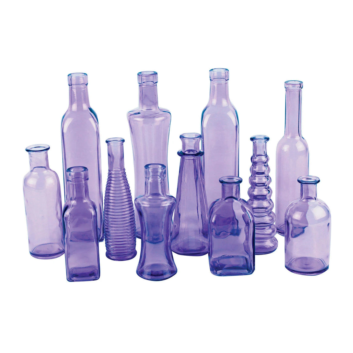 Vintage Bottle Collection Purple D117