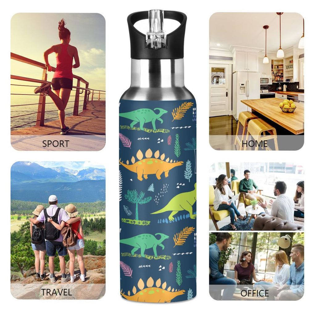 Stainless Steel Water Bottle with Straw Lid Vacuum Insulated 20 OZ Z9600