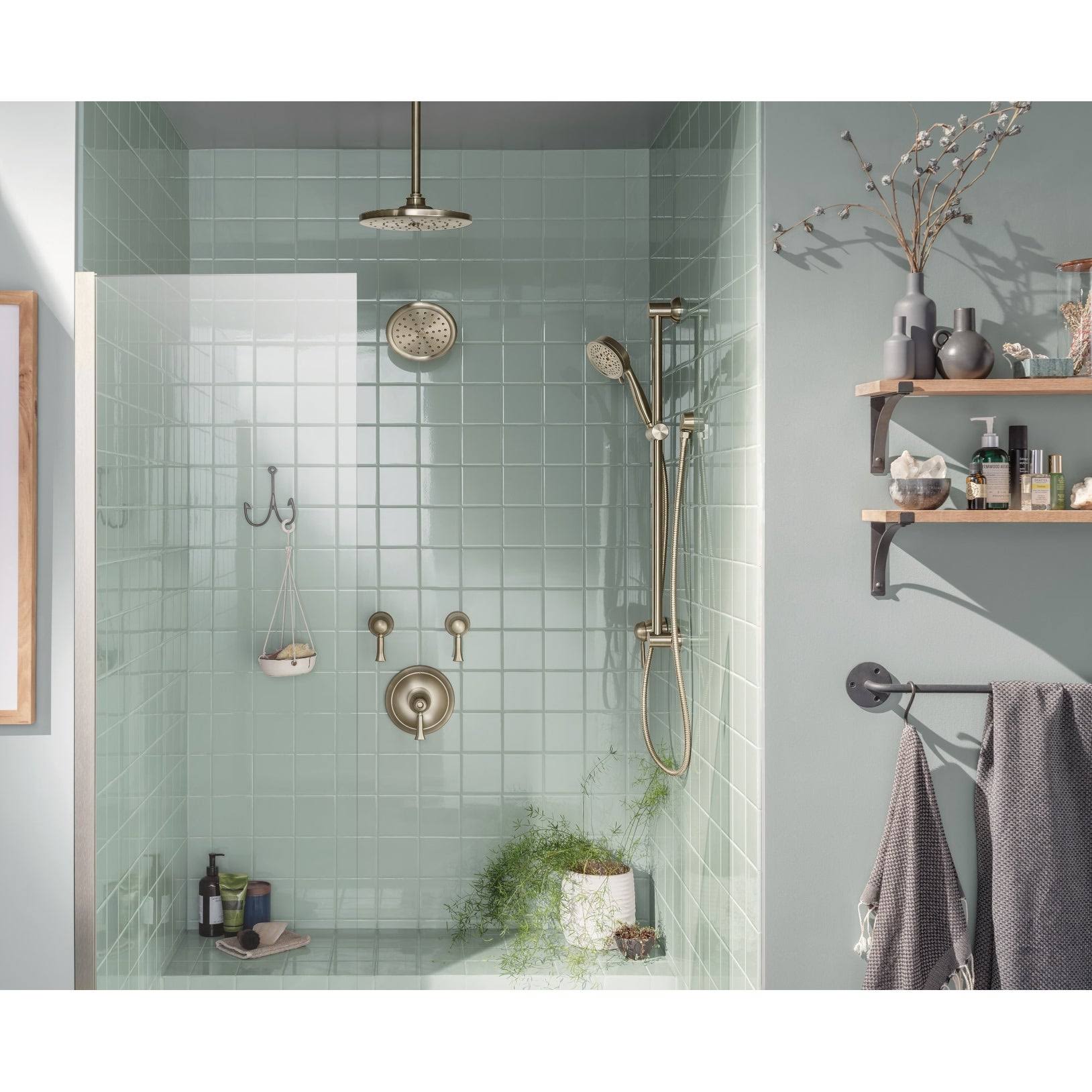 Polished Nickel Thermostatic Valve Trim H949