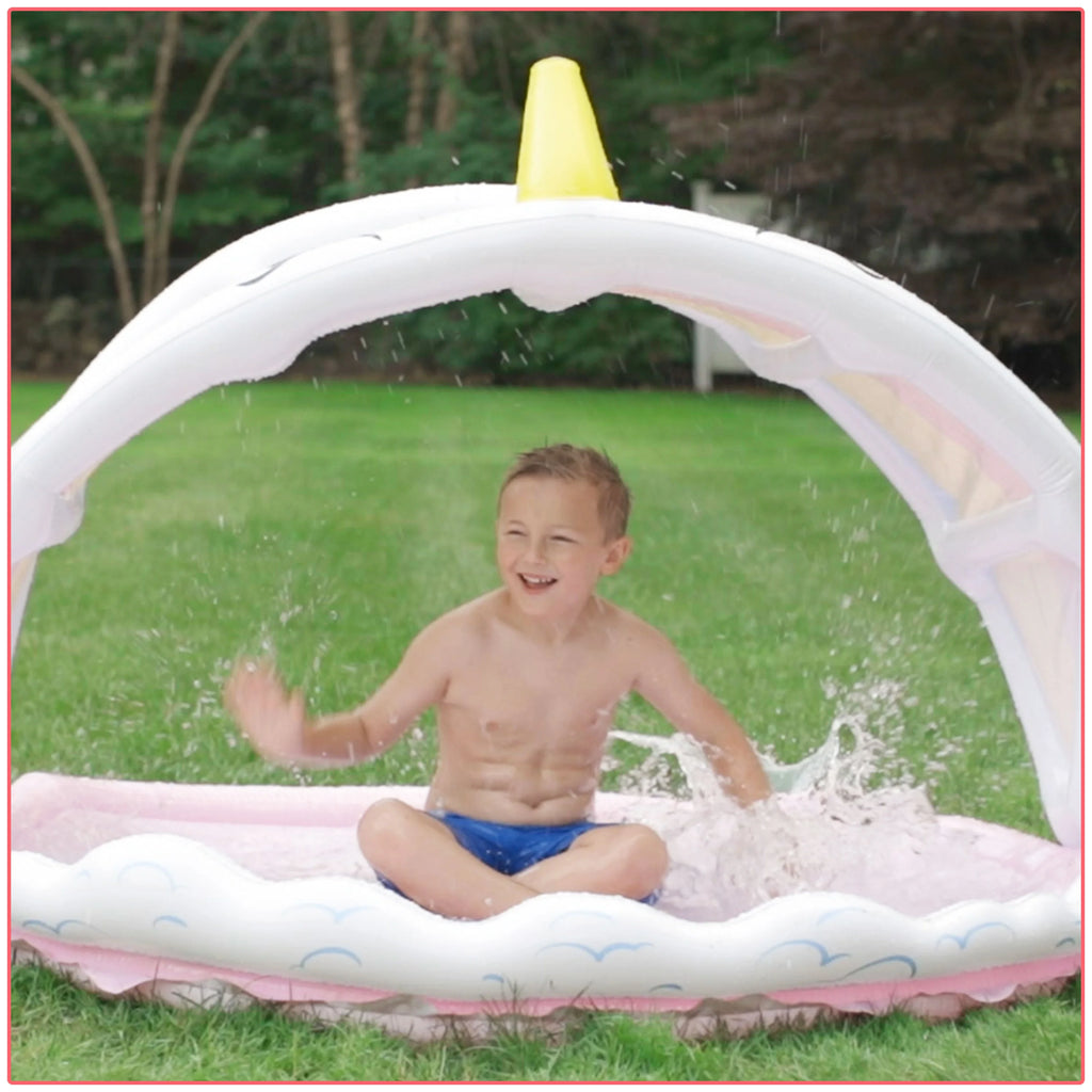 Rainbow Unicorn Sprinkler and Splash Pad 5.5' O101