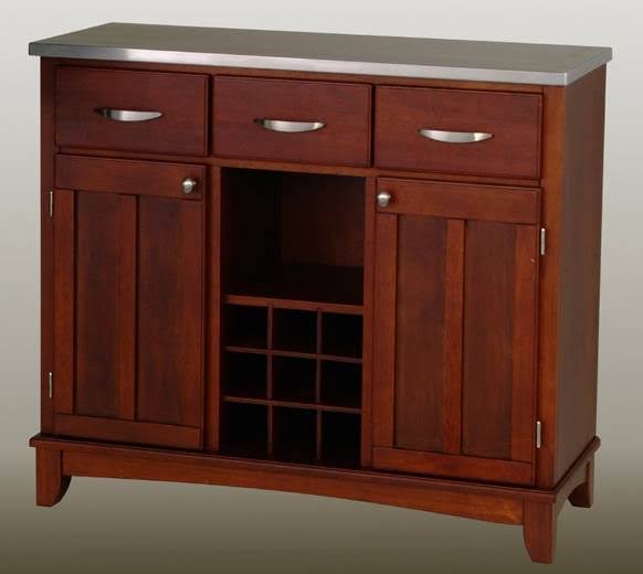 Cherry Hardwood Buffet Server D9668