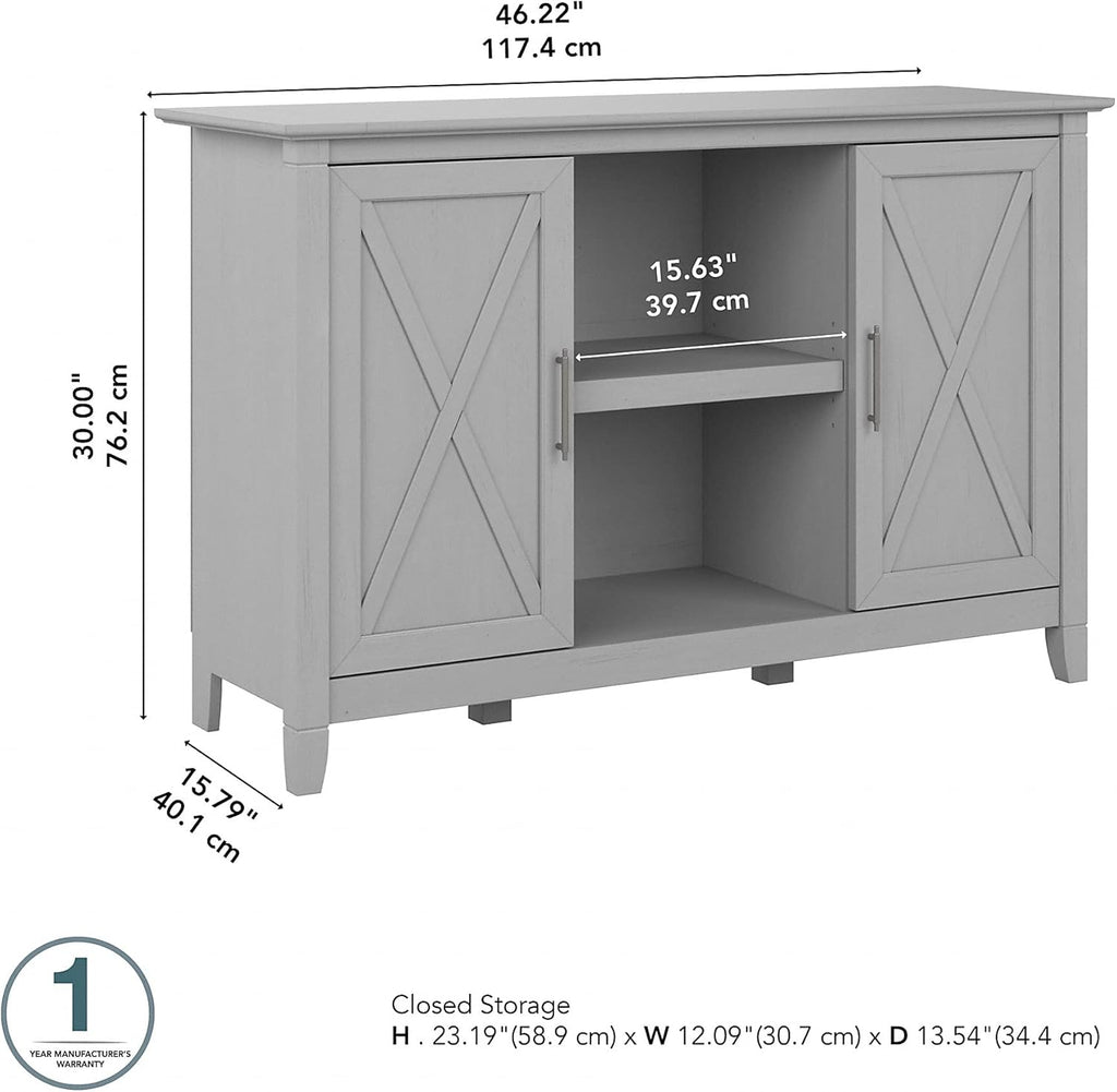 Cape Cod Gray Accent Cabinet with Doors E65399