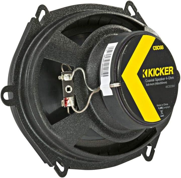Two Pairs of 6x8-Inch Coaxial Speakers, 4-Ohm N6300