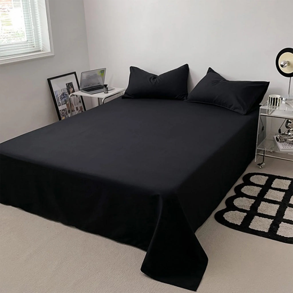 King Size Microfiber Sheets, Black I843