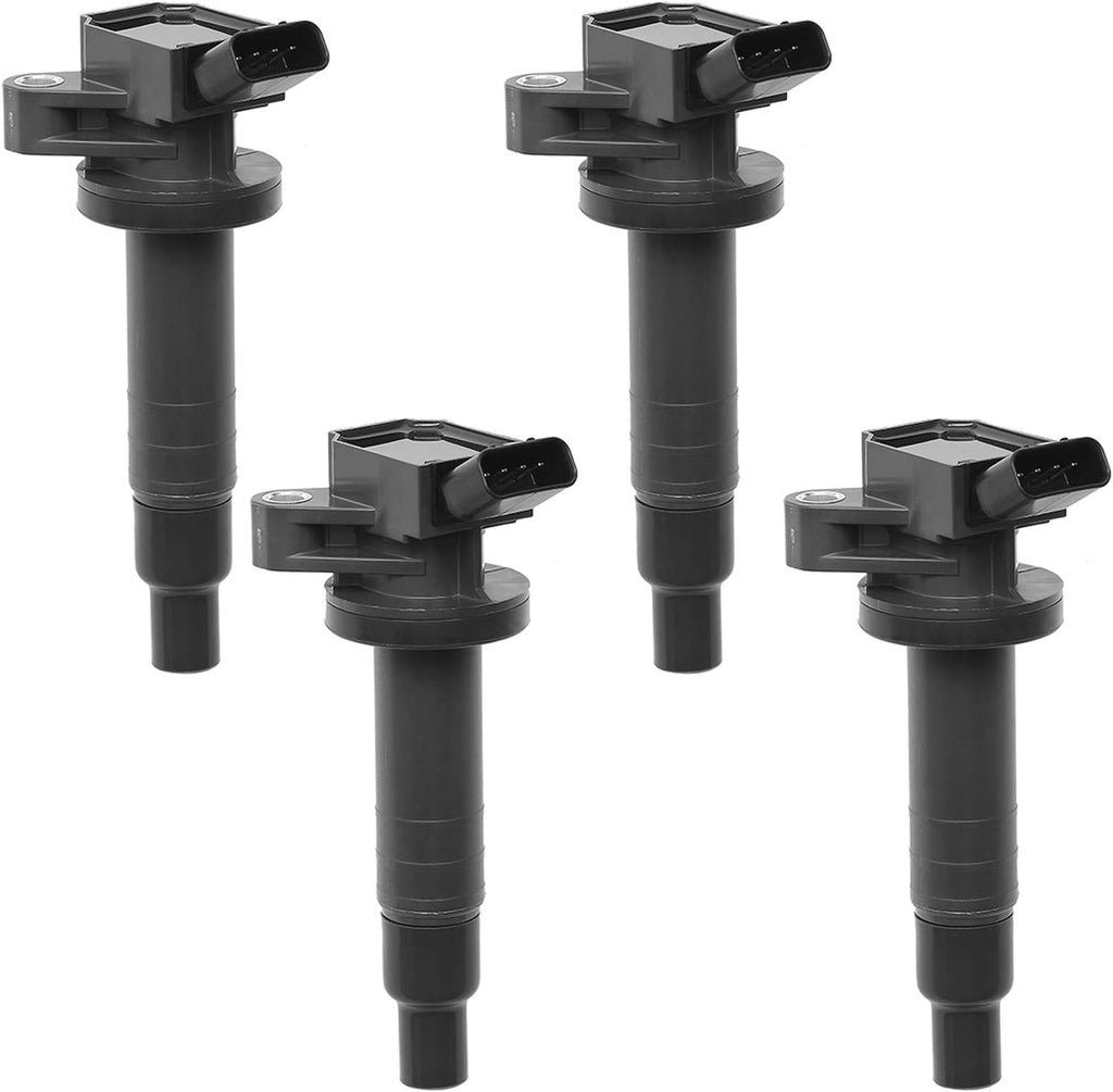 Ignition Coil Pack Set of 4Pcs Replacement for 1.8L L4 Toyota Corolla Matrix Chevrolet Prizm C12246