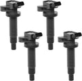 Ignition Coil Pack Set of 4Pcs Replacement for 1.8L L4 Toyota Corolla Matrix Chevrolet Prizm C12246