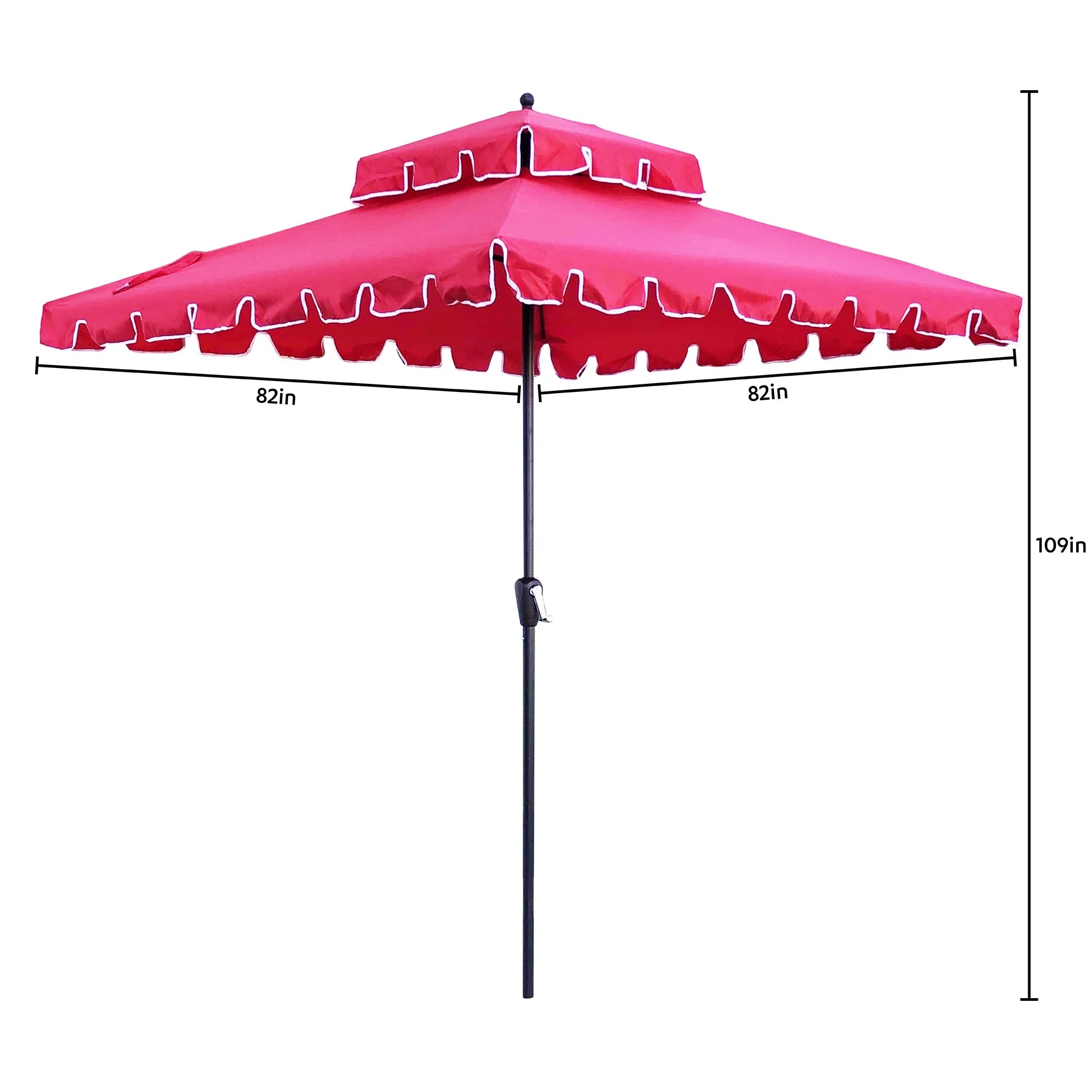 7' Square Beach Umbrella P58151