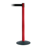 Black Barrier Post with Belt, 7-1/2 ft. L P763