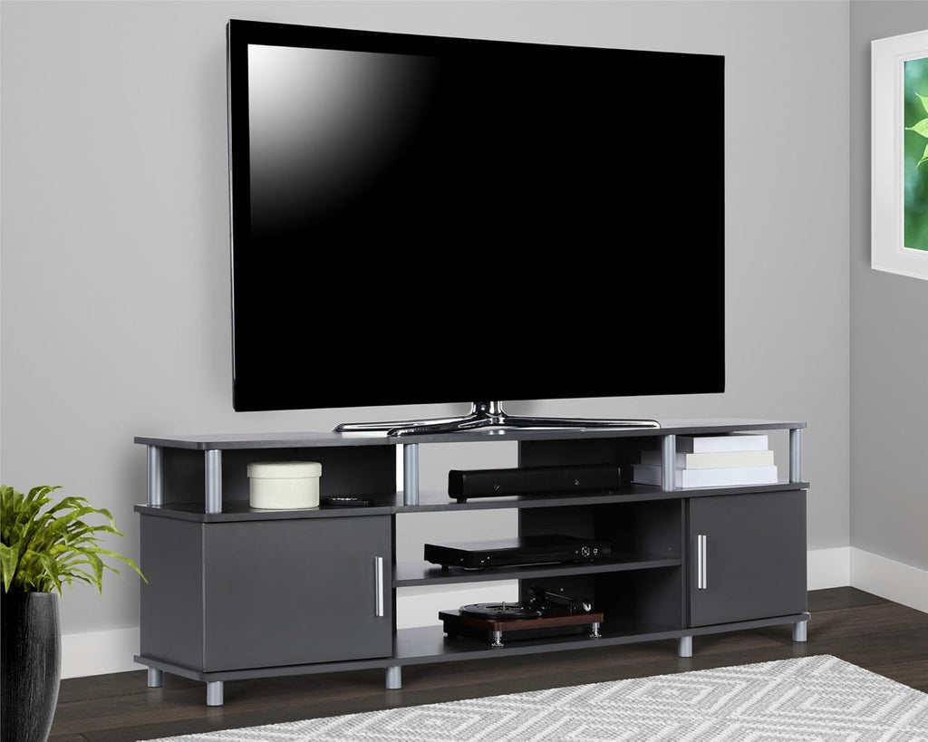Gray Electric Fireplace TV Console H935515