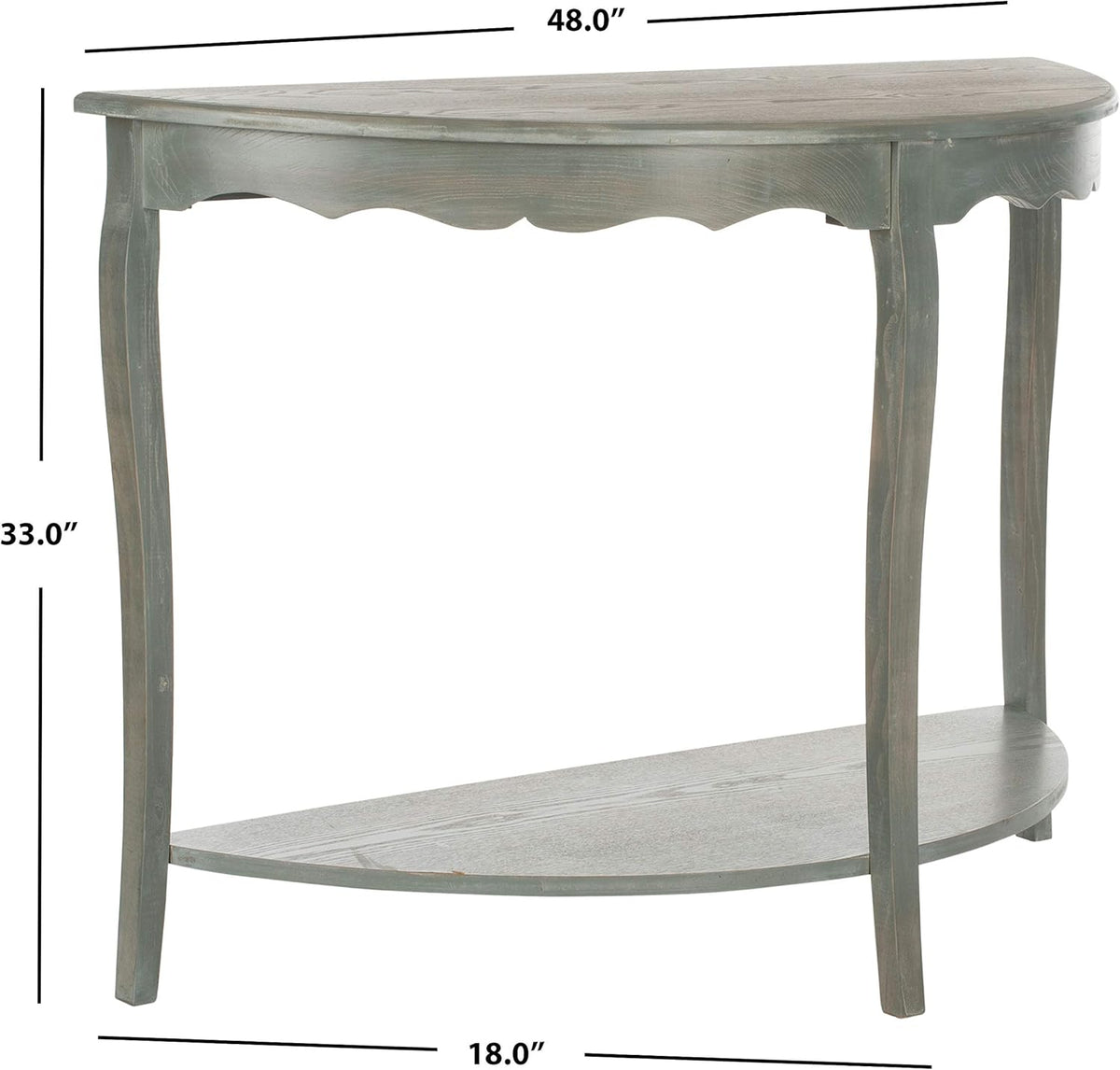 Shady White Console Table C8711