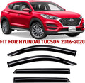 4 Pieces Glass Rain Guards for Hyundai Tucson M688