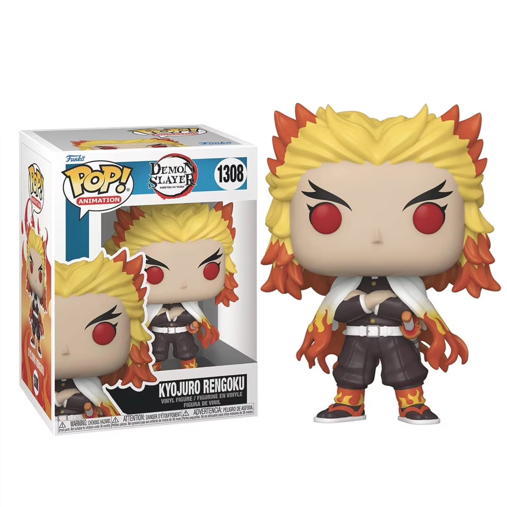 Demon Slayer Kyojuro Rengoku Vinyl Figure with Plastic Protective Shell I358