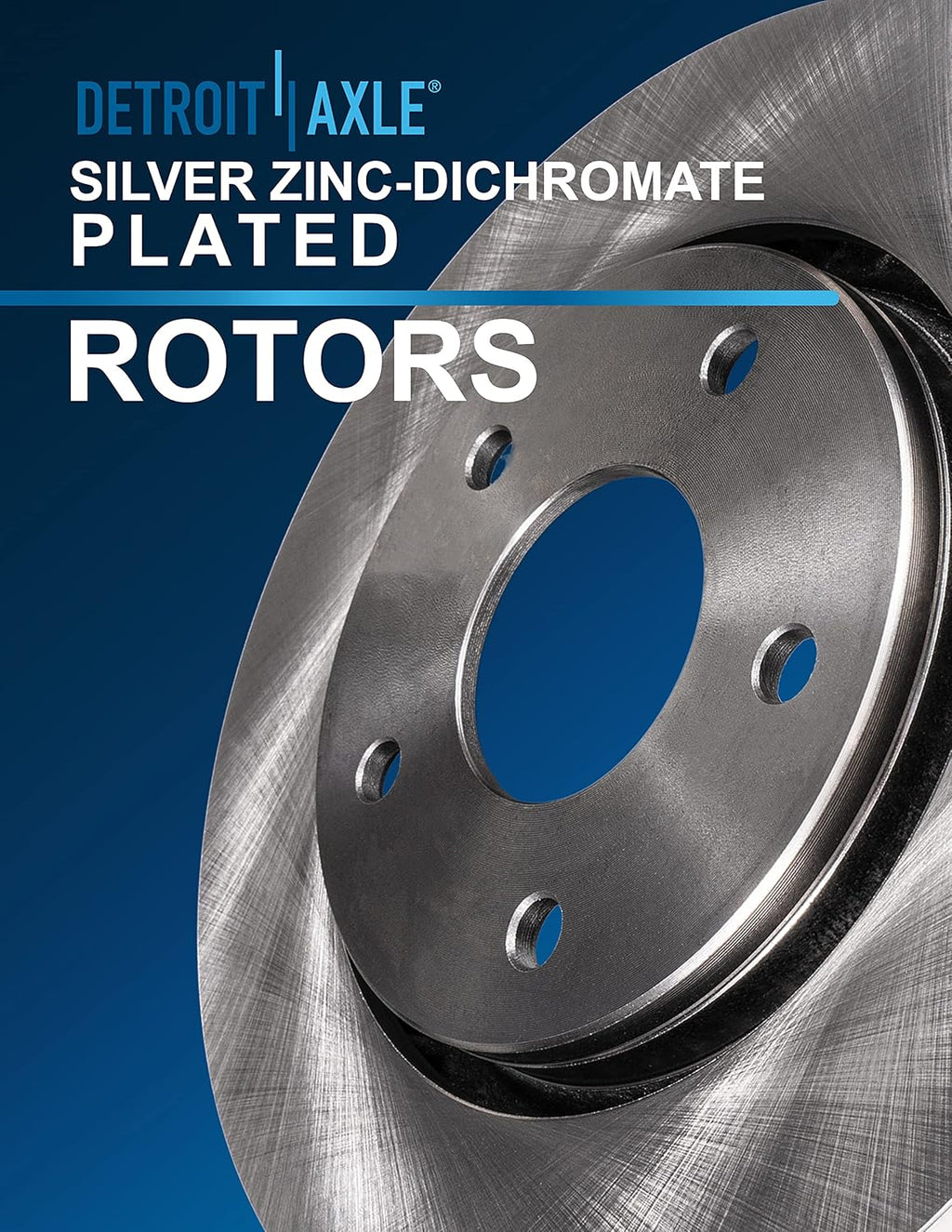 Front & Rear Disc Brake Rotors 4pc Set U777