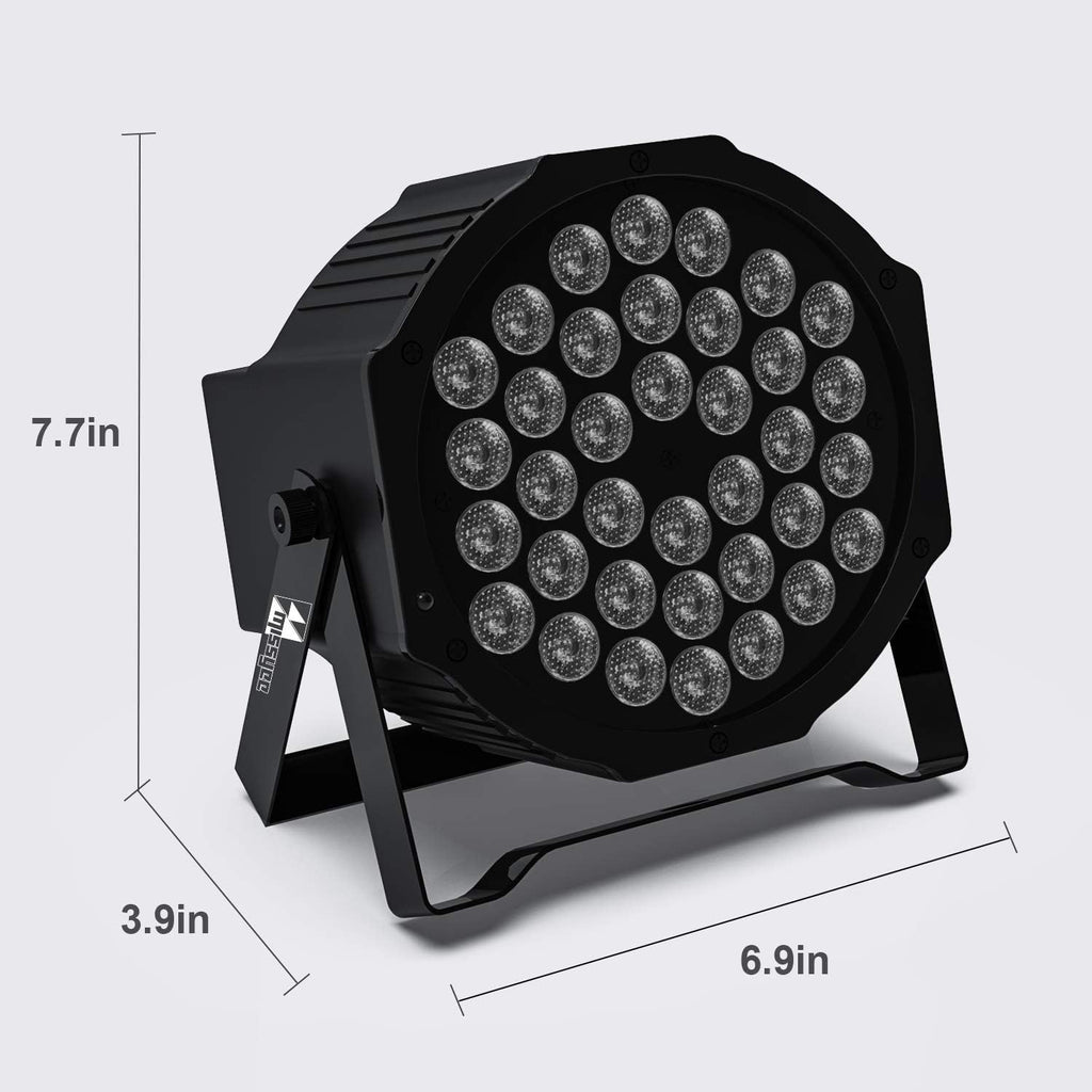 36 RGB LED Stage Lights with Remote Control (8 Pack) I781