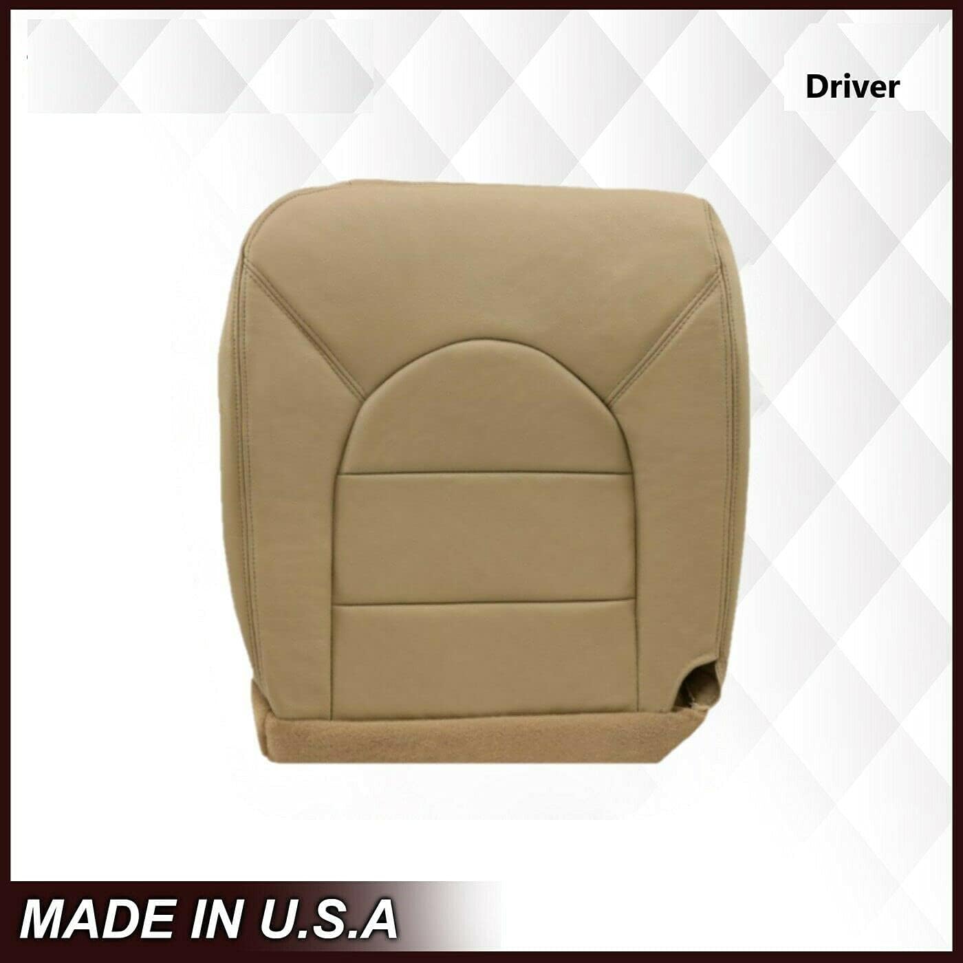 Genuine Leather Seat Cover in Medium Parchment Tan C469038