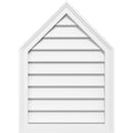 Peaked Top Surface Mount PVC Gable Vent K9562