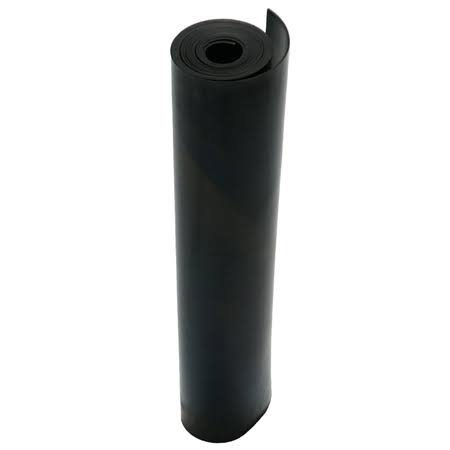 3/4 in. Thick x 6 in. Width x 6 in. Length Black Rubber Sheet (3-Pack) I8744