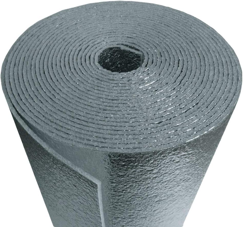 Car Insulation Kit 4' x 20' Roll 80 Sqft Sound Deadener & Heat Barrier Mat Pack of 2 D104252