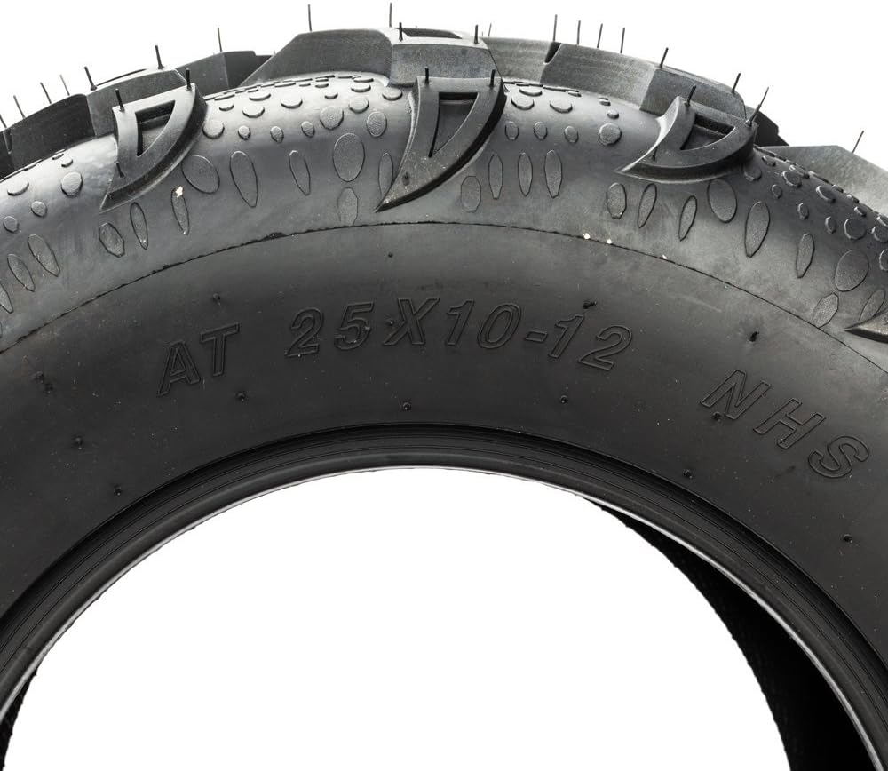 Set of 2 Tubeless All-Terrain Tires 25x10-12 6PR X975970