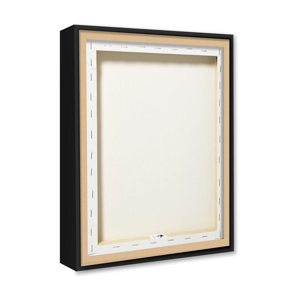 Jet Black Framed Art Print Wall Art T5315