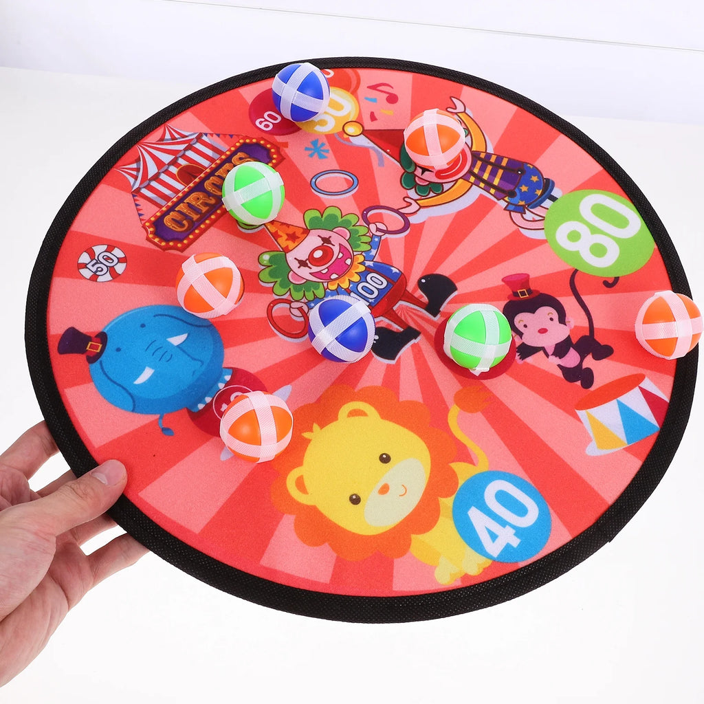 1 Set of Dart Board Game Kit with Sticky Balls M364