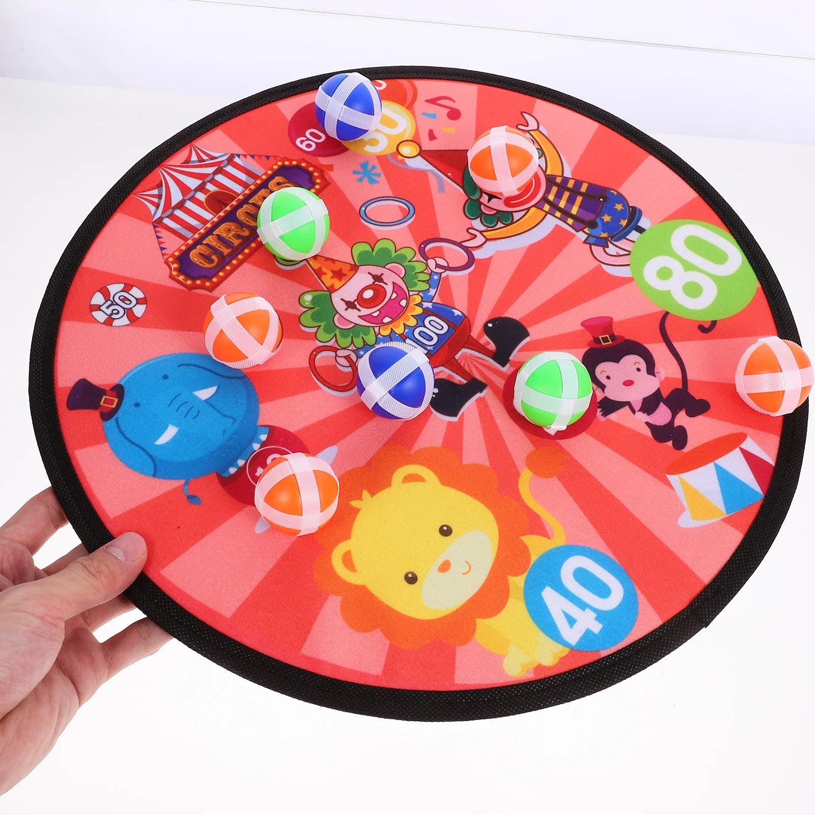 1 Set of Dart Board Game Kit with Sticky Balls M364