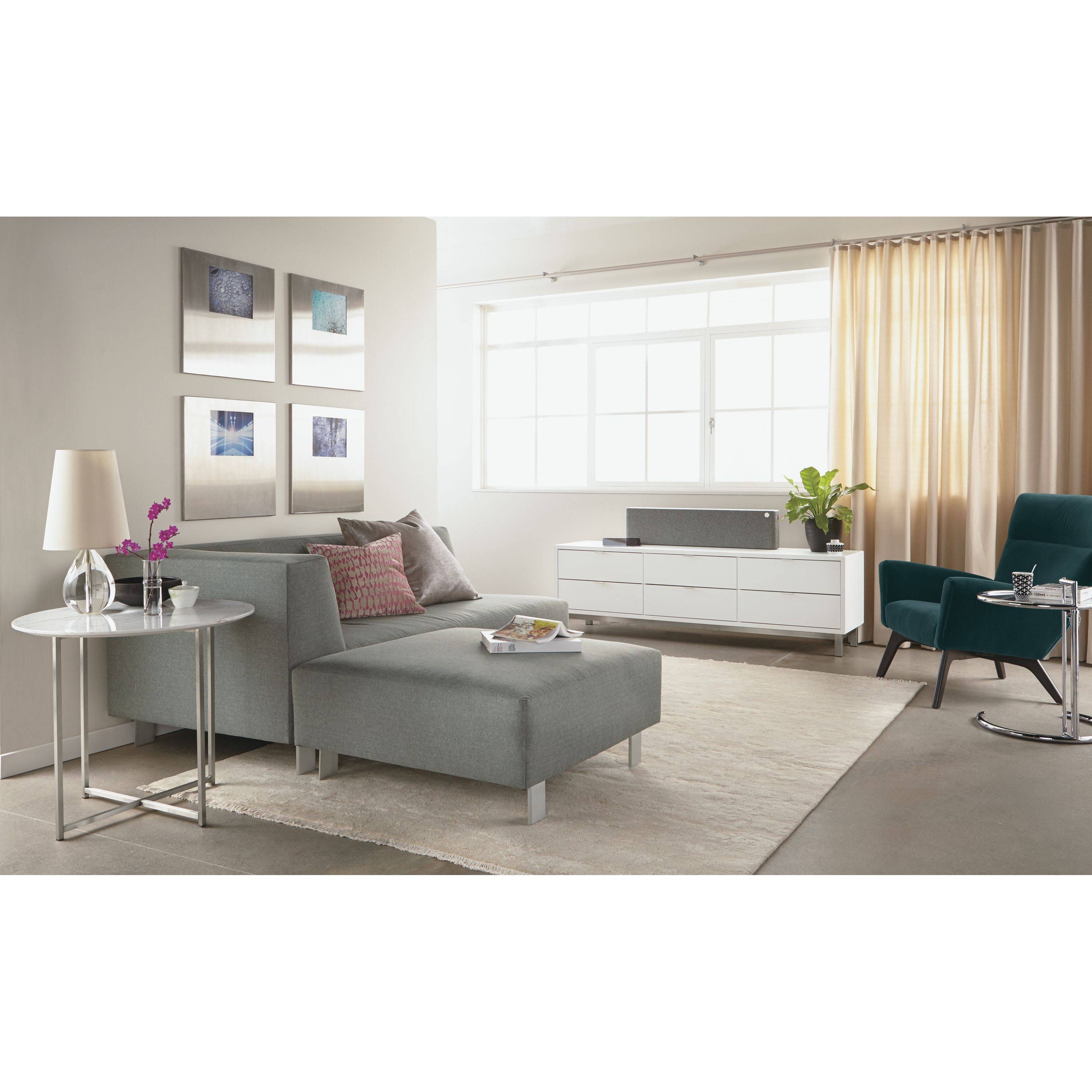 Round End Table 27 Diameter 24H in Stainless Steel T5669
