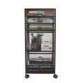 5-Tiered Drawer Storage Cart Black A50961