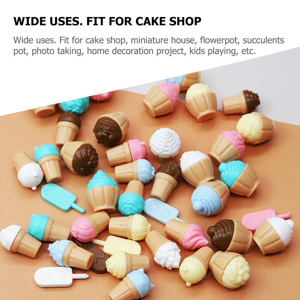Mini Ice Cream Shop Children’s Toys Cake Cabinet Ornament D80827