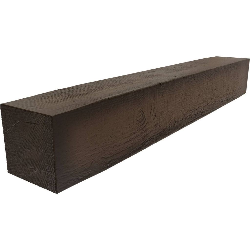 Rough Sawn Faux Wood Fireplace Mantel T814
