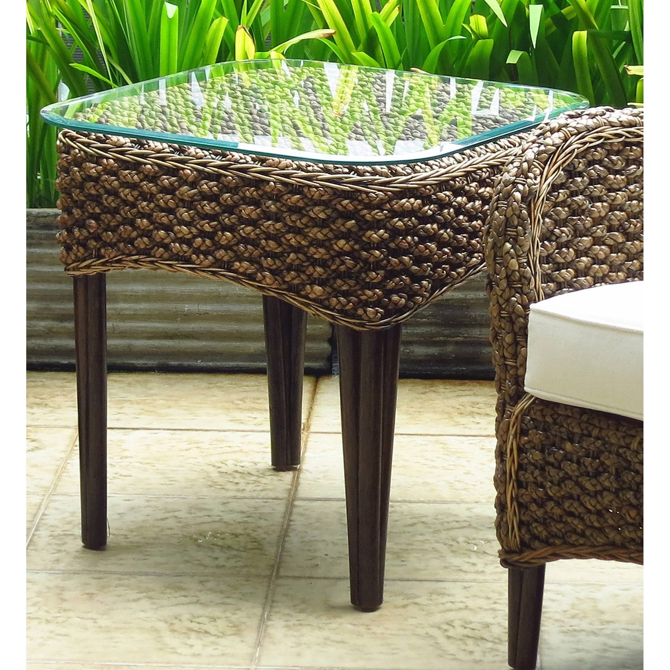 Glass End Table J690