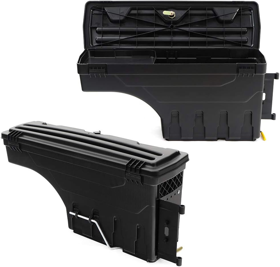 Lockable Truck Bed Storage Box Toolbox Swing Case E7182