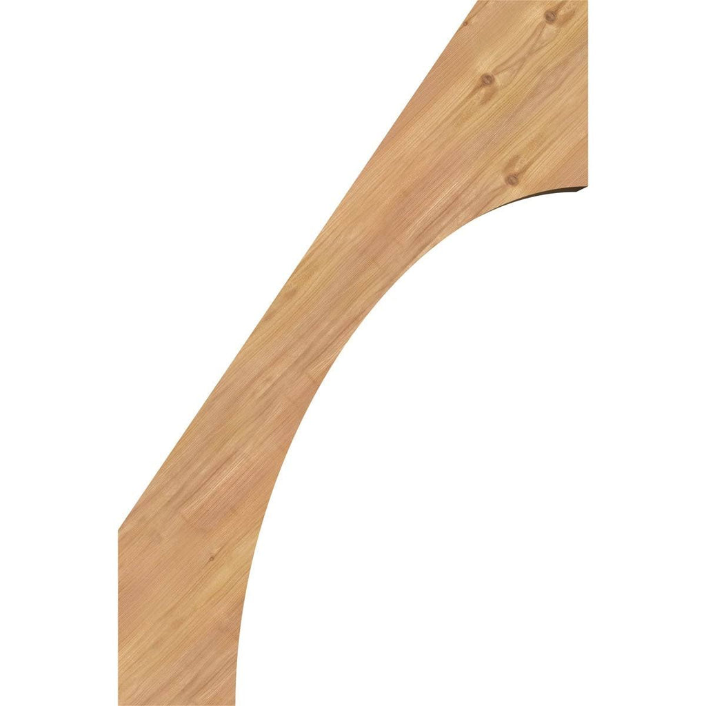 3 1/2x22W x 20x22D x 24x22H Westlake Smooth Brace, Western Red Cedar A690