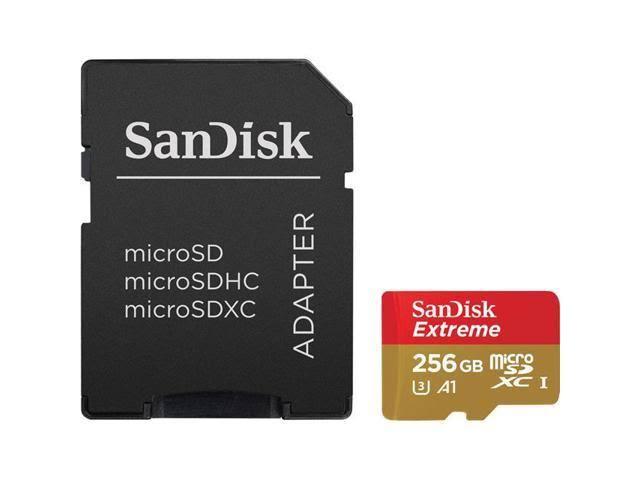 256 GB MicroSDXC Memory Card with SD Adapter U31595