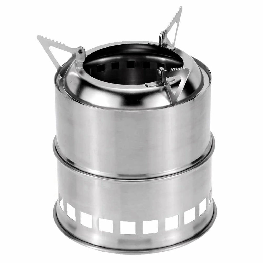Portable Stainless Steel Wood Stove for Camping BBQ A9270