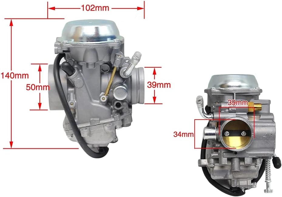 Carburetor 34mm For Polaris Sportsman 400 500 600 4X4 ATV Quad 2005-2009 H51124