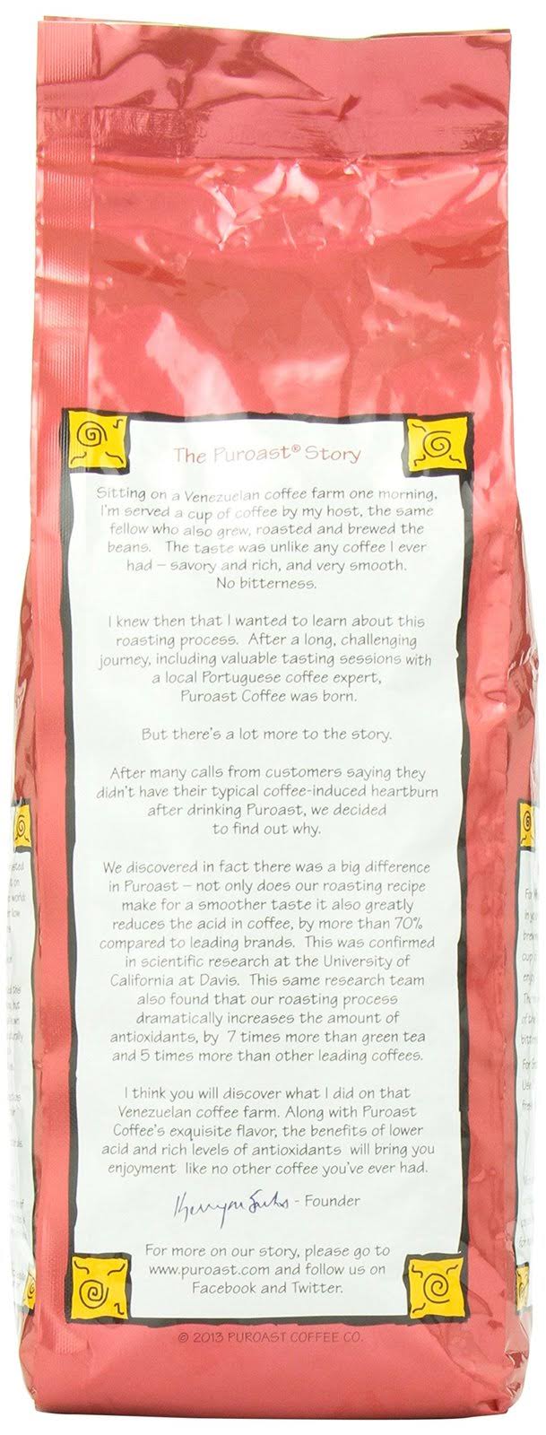 Low Acid Decaf Whole Bean Coffee, 2.5 Pound W8406