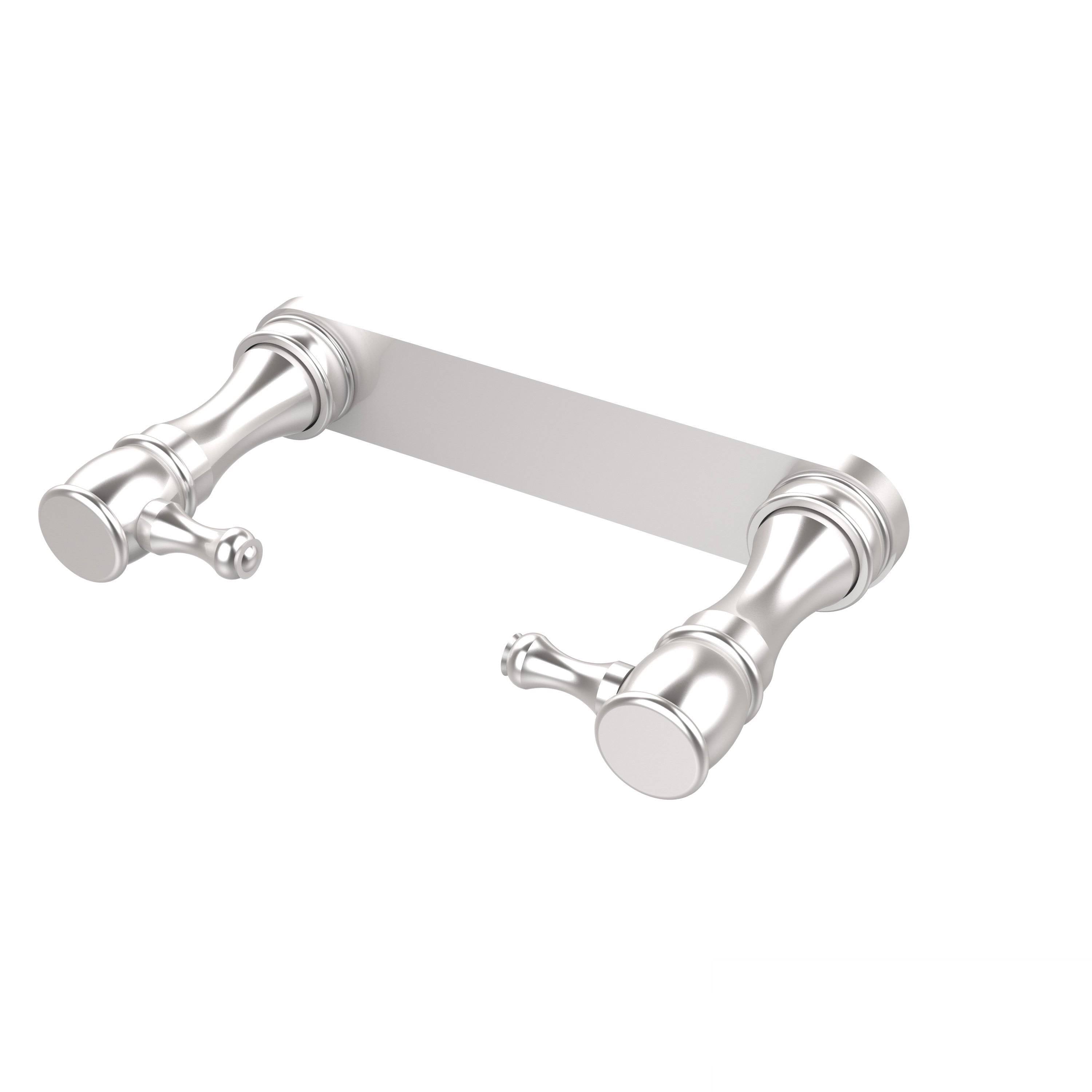 Polished Nickel Rollerless Toilet Tissue Holder L104