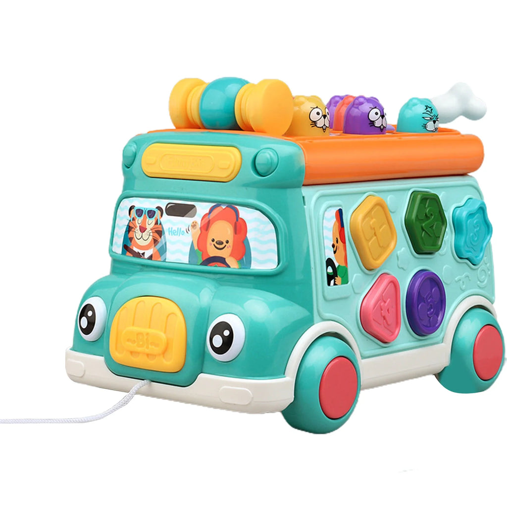 Toddler Music Bus Toys with Light Sound I883
