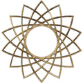 36x22OD x 13 7/8x22ID x 1x22P PVC Pierced Ceiling Medallion, Antiqued Bra W626