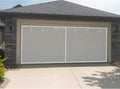 16x7Ft White Magnetic Closure Fiberglass Mesh Garage Screen Doors Pack of 2 M795