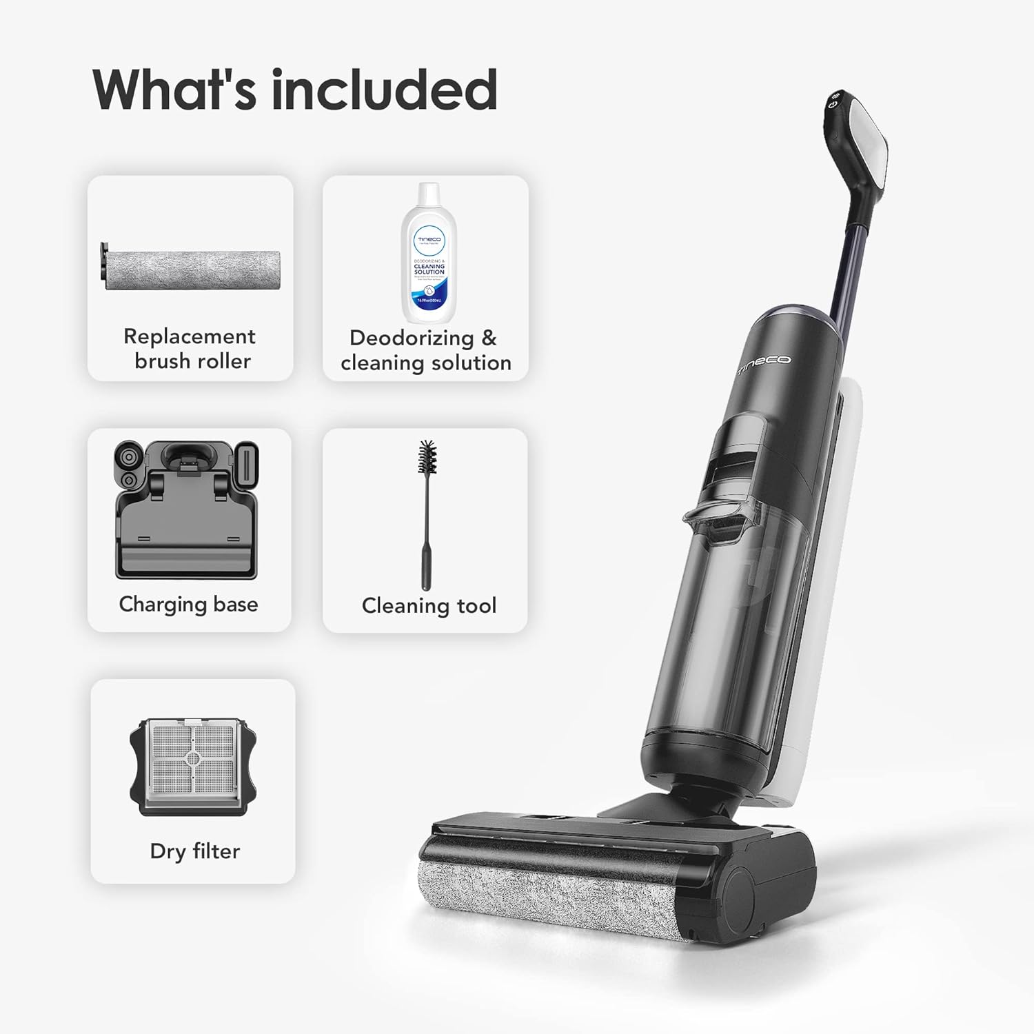 Tineco Floor ONE S5 PRO Smart Cordless Wet Dry Vacuum Cleaner and Mop A75174