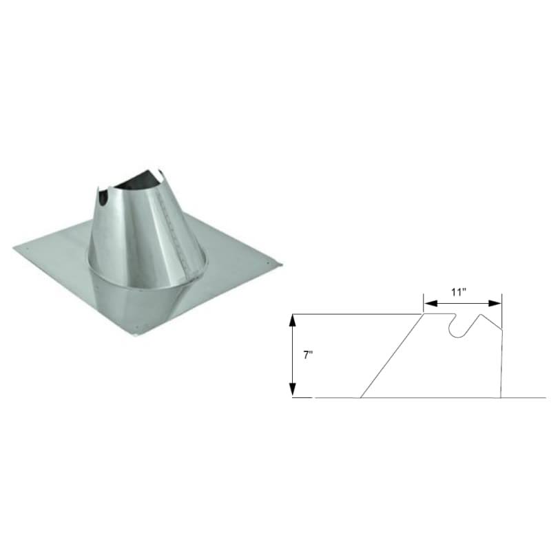 9-Inch Variable Pitch Roof Flashing W756800