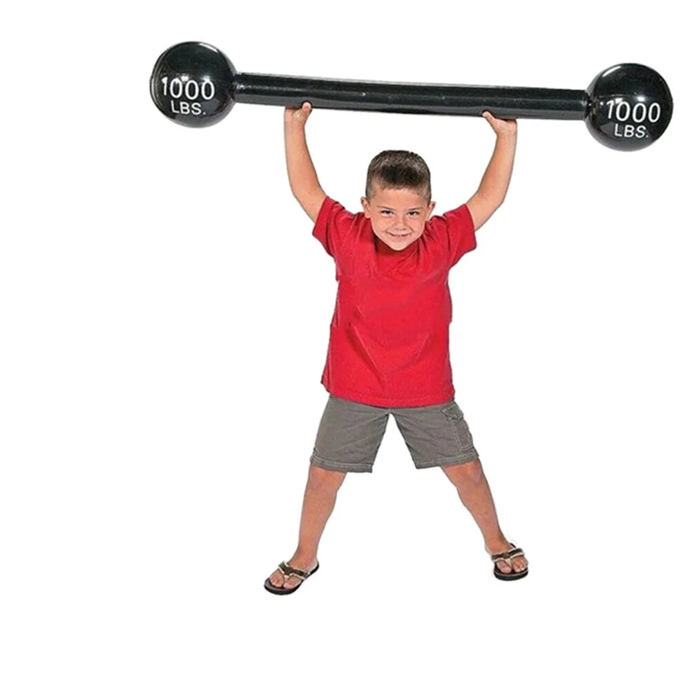 Inflatable Barbell Toy PVC Party Props S77827