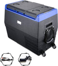 12 Volt Portable Car Refrigerator Freezer with Wheels T905780