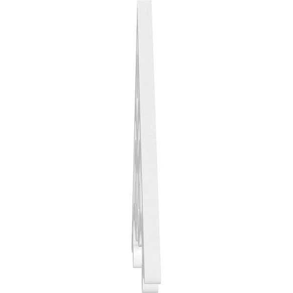48 inchw x 18 inchh x 1 inchp PVC Gable Pediment A50862