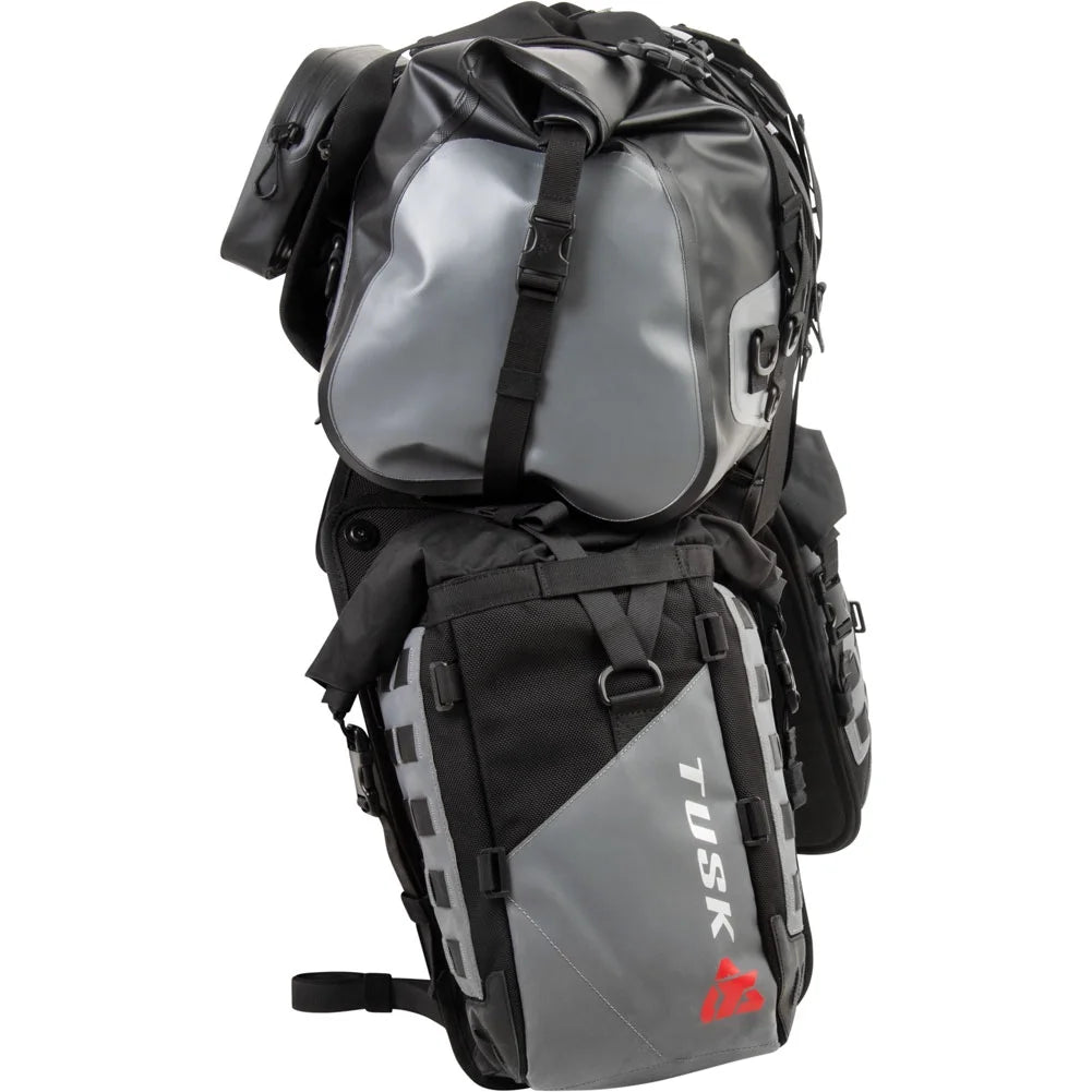 Rackless Luggage System with Medium Dry Duffel Tail Bag Standard Heat Shield S280279